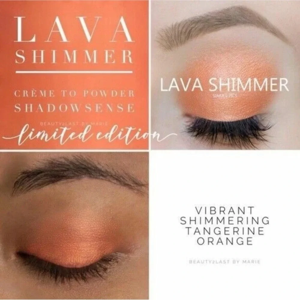 NEW ShadowSense By‎ SeneGence Long Lasting Eyeshadow Sealed Lava Shimmer